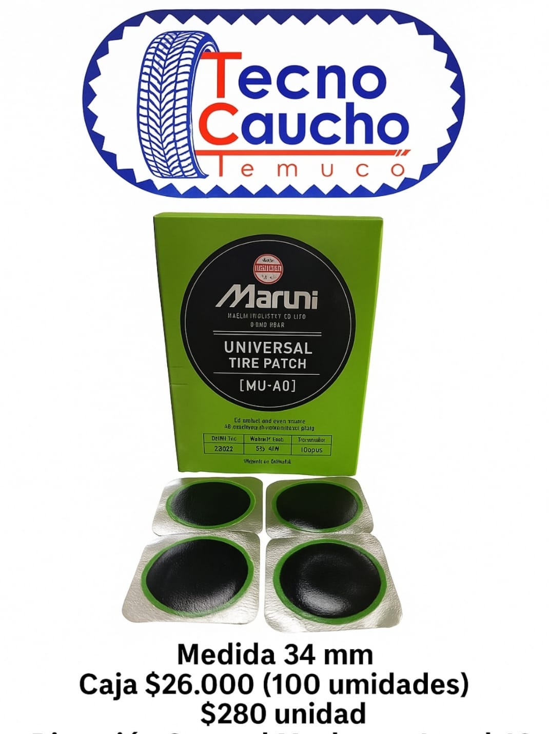 Parche Universal Maruni MU-A0 (34 mm)